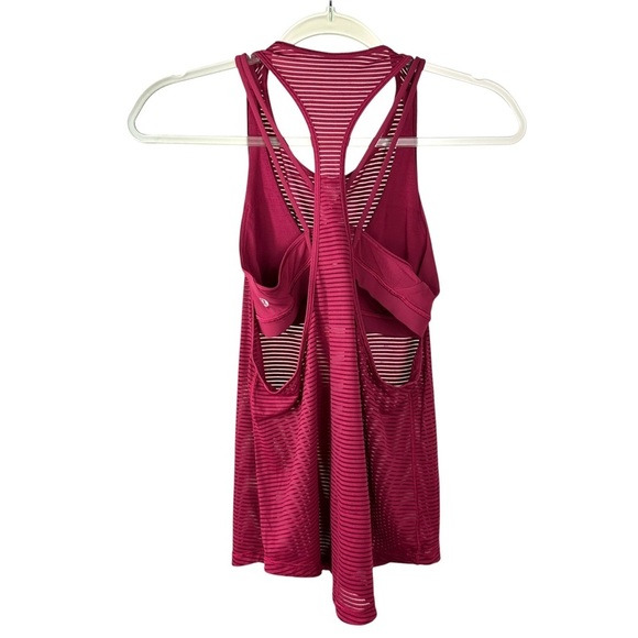 Lululemon Fully Flexed 2-in-1 Tank in Ruby Size 4 Small - Picture 3 of 11